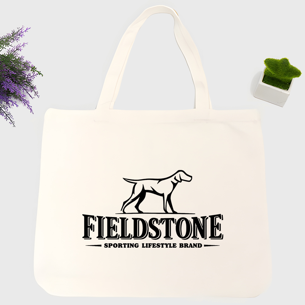 Hunting Dog Outdoor Shop - Sac fourre-tout en toile avec motif