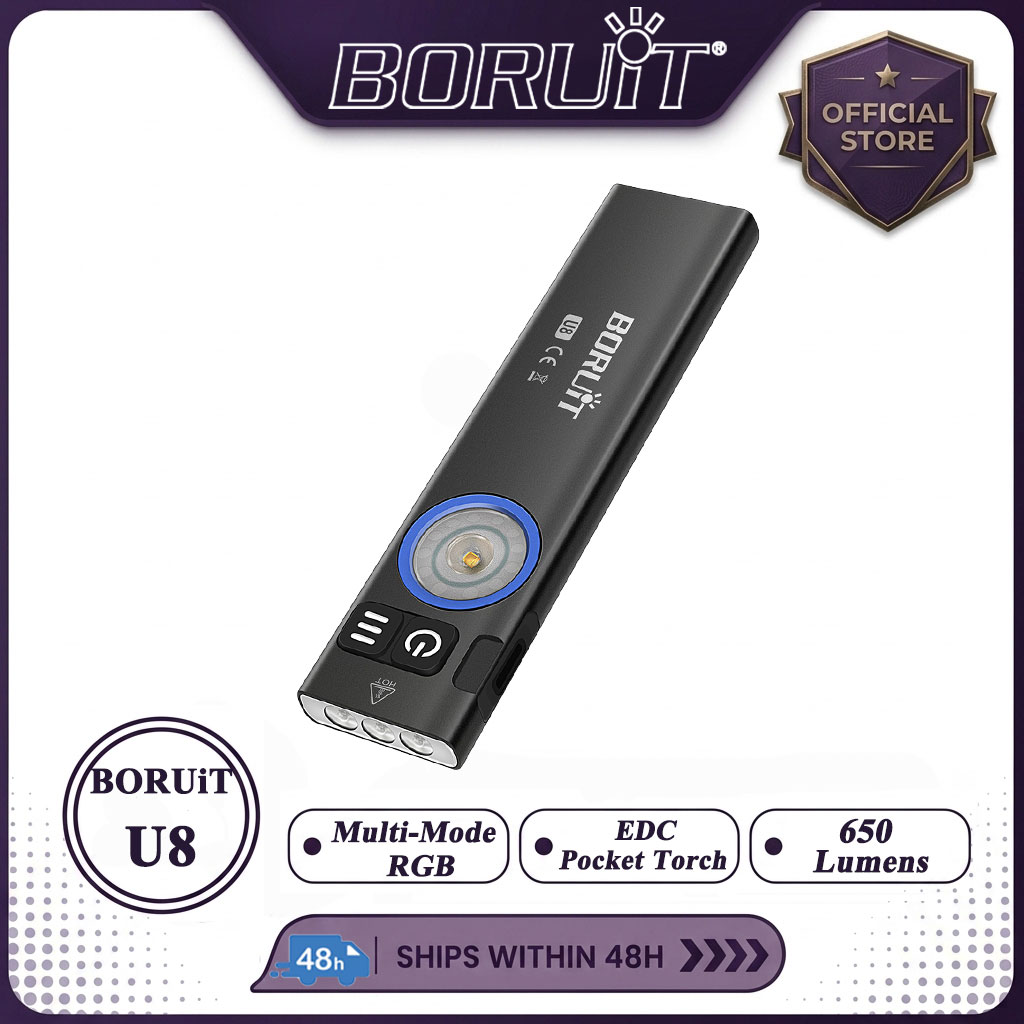 Outdoor Hunting Lights - BORUiT U8 650LM EDC lampe de