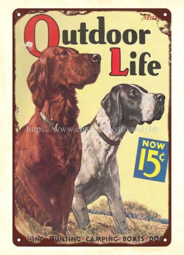 Hunting Dog Outdoor Shop - Magazine OUTDOOR LIFE de 1936, couverture
