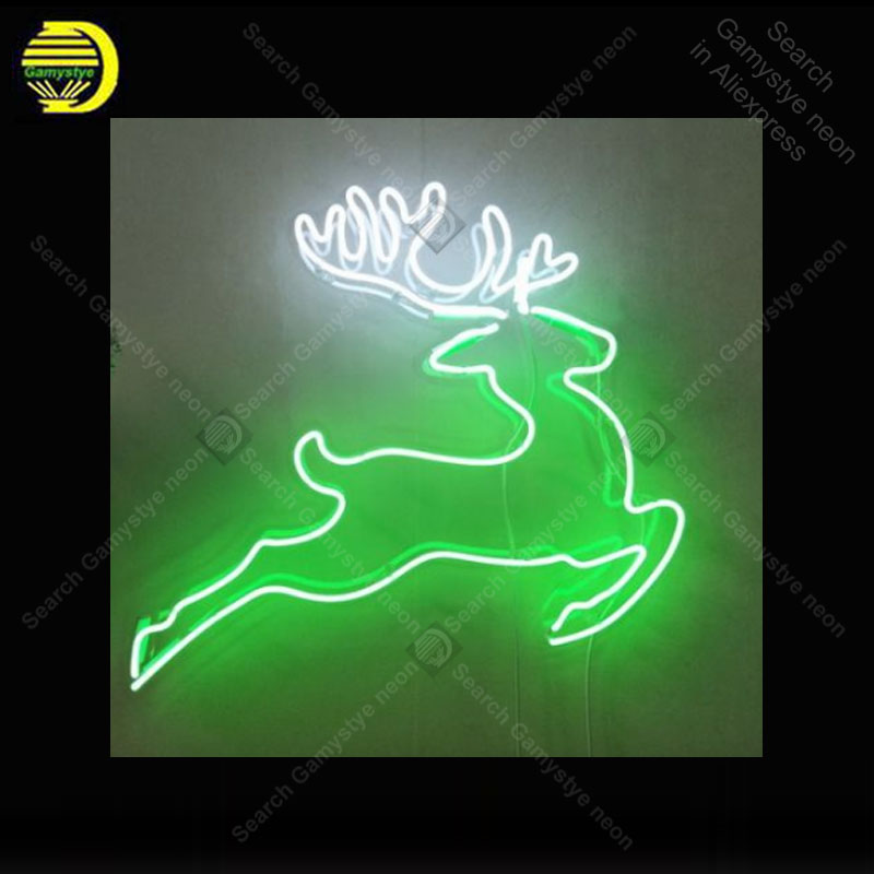 Hunting And Outdoor Shop - Enseigne au néon pour cerf, affichage