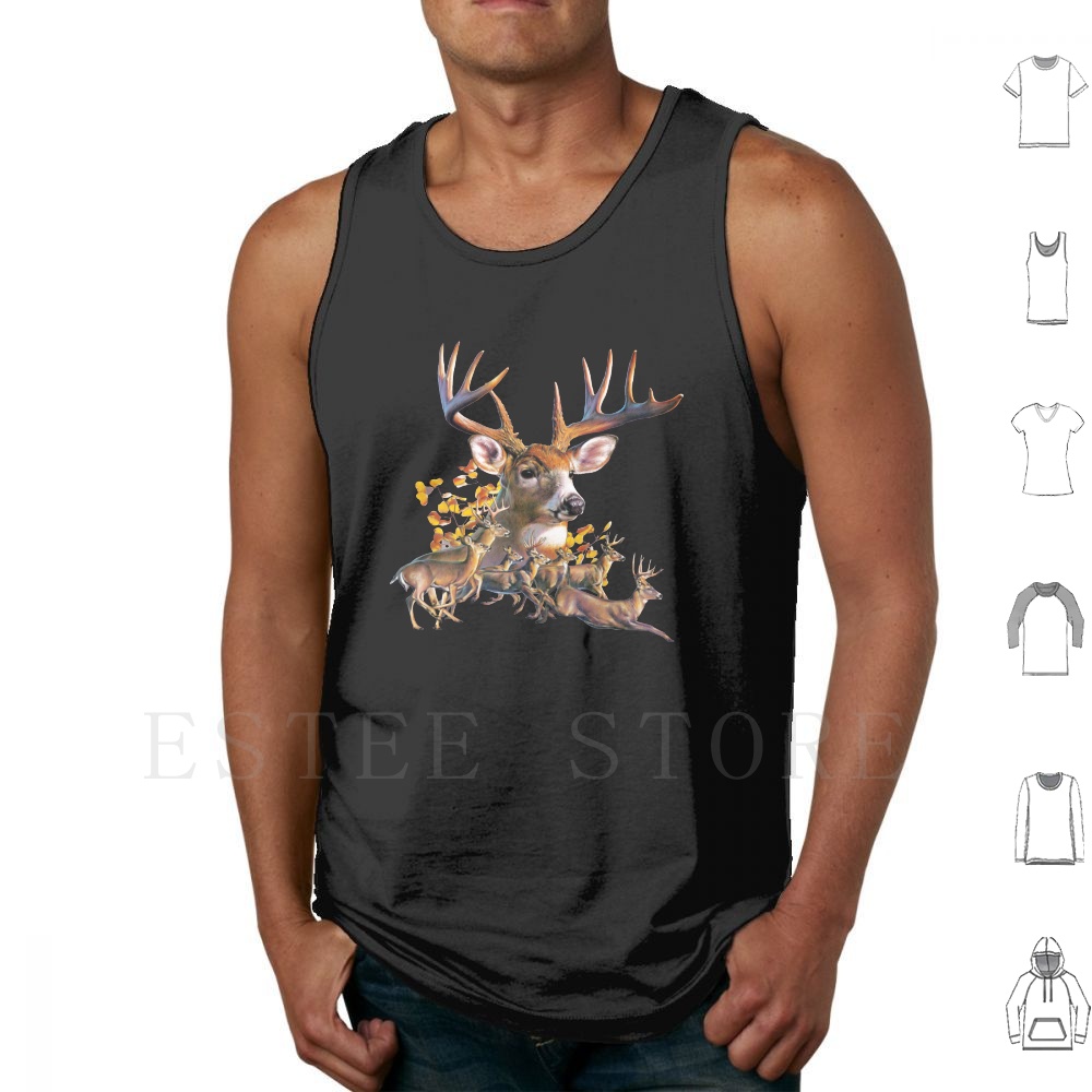 Wildman Hunting & Outdoor Robertson - Débardeurs sans manches motif cerf, avec