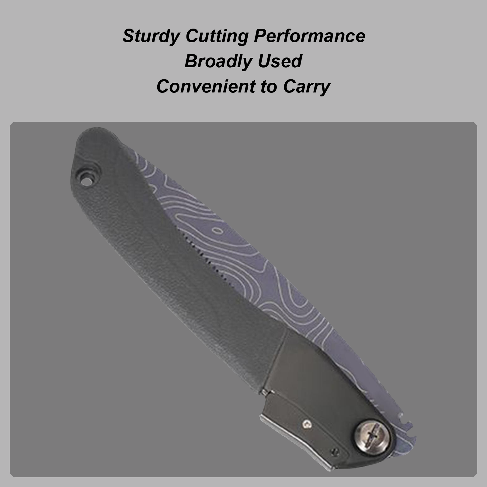 Hunting Camp Outdoor Supplies - Scie à main pliante, outils de