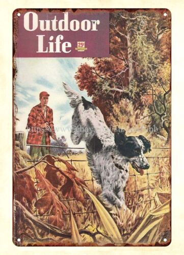 Hunting Dog Outdoor - Décoration intérieure, magazine OUTDOOR LIFE 1948,