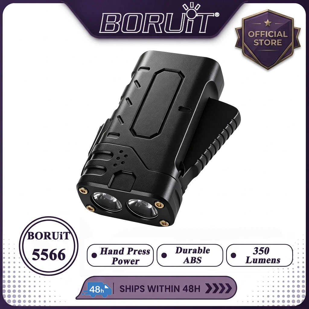 Outdoor Hunting Lights - BORUIiT Lampe de poche LED EDC
