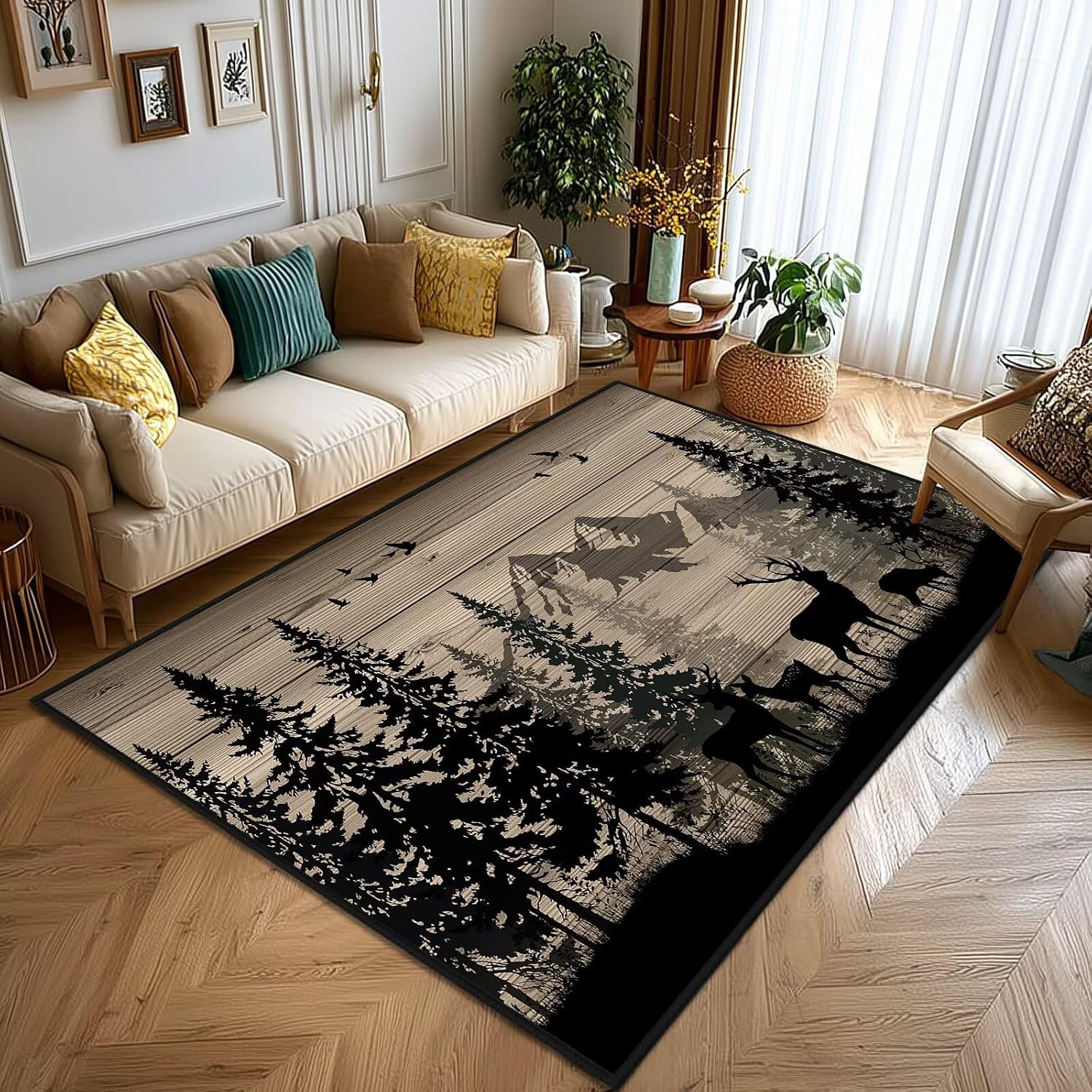 Tapis de chasse au cerf, tapis - Hunting Outdoor Rug avis et prix