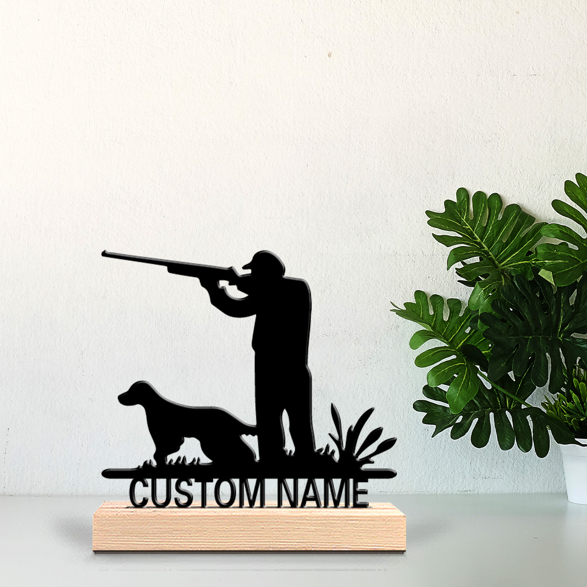 1 pièce, statue en métal perso - Hunting Outdoor Day avis et prix