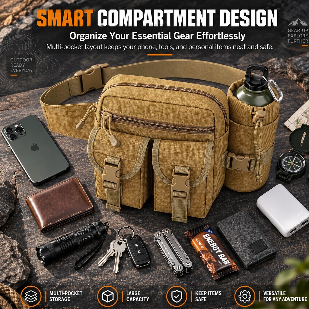 Sac banane tactique multifonct - Outdoor Hunting Belt avis et prix