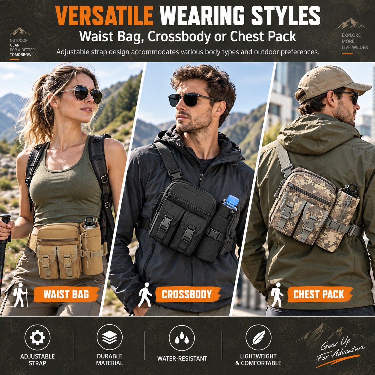 Sac banane tactique multifonct - Outdoor Hunting Belt avis et prix