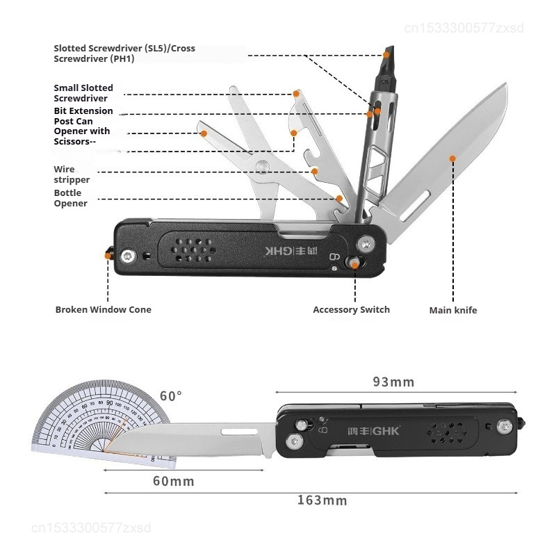 GRAND HARVEST Mini-outil multi - Hunting Camp Outdoor Supplies avis et prix