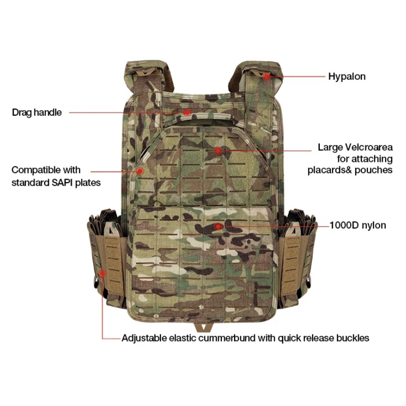 Gilet tactique YAKEDA 6094 dét - Outdoor Hunting Lights avis et prix