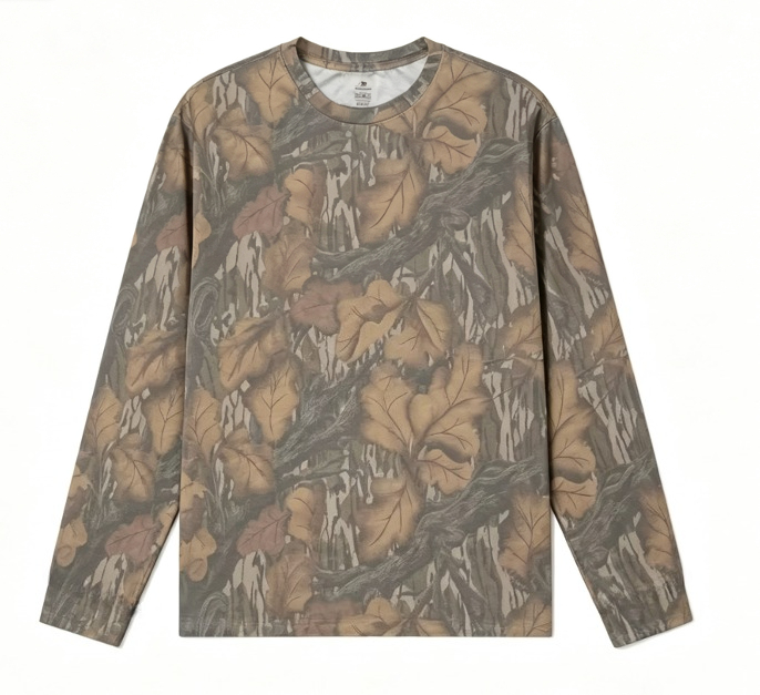 T-shirt à manches longues camo - Hunting Outdoor avis et prix